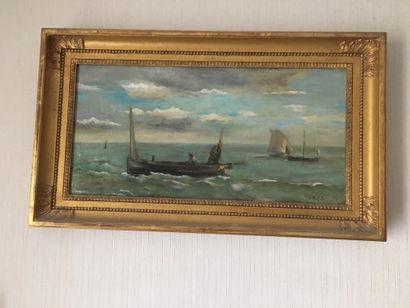 null Louis ARTAN (1837-1890). 

Marine. 

Huile sur toile signée en bas à droite.

20...