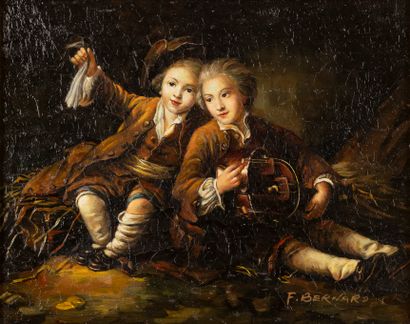 
F. BERNARD (XIXe)




Enfants musiciens



Composition...
