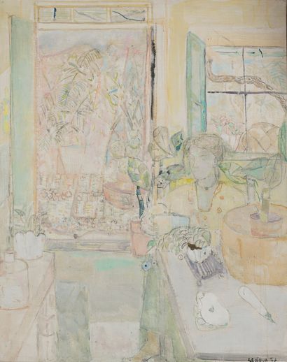 null Pierre LESIEUR (1922-2011)

Intérieur à la fenêtre

Huile sur toile signée et...
