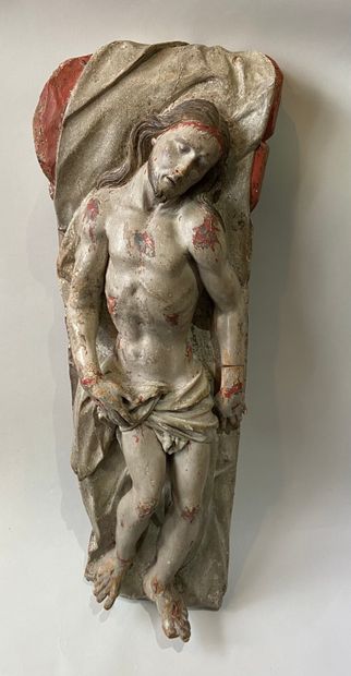 null Italie du Sud, XVIIe siècle

Christ au tombeau en bois sculpté et polychromé....