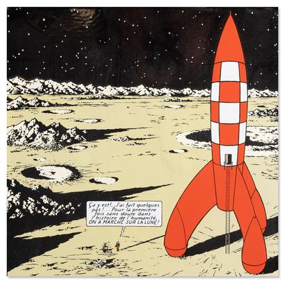 null HERGE / BELGIAN ENAMEL



Tintin : We walked on the moon



Enamelled plate...