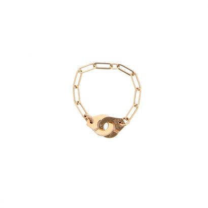 null DINH VAN

Bague menottes en or rose 750°/°°

TDD 59

Signée

Poids :