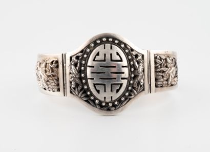 Articulated bracelet in foreign silver 800...