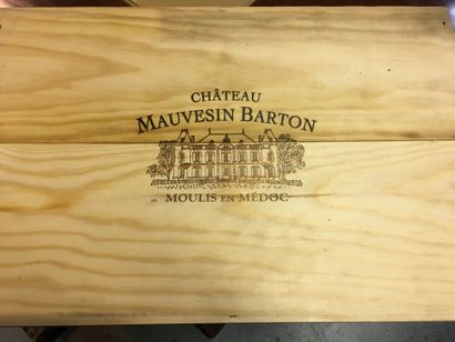 null 6 Chateau Mauvessin BARTON 2013 Moulis en Medoc (unopened wooden case)