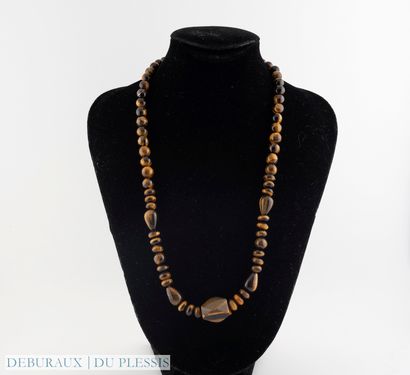 null Tiger eye necklace.