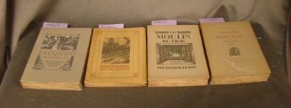 null Lot de 4 Volumes: Eugène LE ROY - LE MOULIN DE FRAU. Paris, Mornay, in-8 broché...