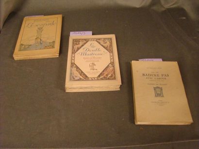 null Lot de 3 Volumes: Henri de REGNIER - LA DOUBLE MAITRESSE. Paris, Mornay, 1928....