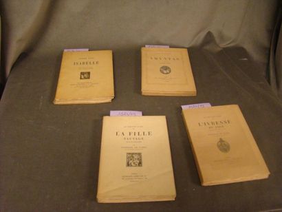 null LOT de 4 Volumes: André GIDE - AMYNTAS. Paris, Crès, 1928. In-8 broché, couverture...