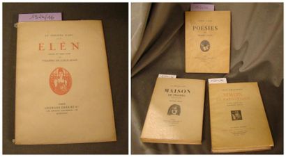 null LOT de 4 Volumes: Henrik IBSEN - LA MAISON DE POUPEE. Paris, Crès, 1923. In-8...