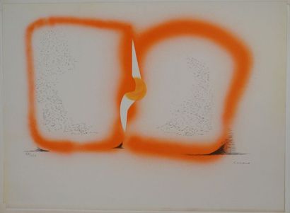 Pablo SERRANO AGUILAR (1910-1985) Abstraction

Lithographie

Signé en bas à droite...