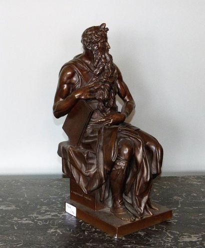 null "Socrate"

Sculpture en bronze à patine brune. Signé sur la terrasse F. Barbedienne...
