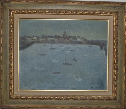 null Jacques FALCOU (1912-1975)

Roscoff, 28 mai 69

Huile sur toile signée en bas...