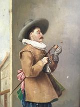 null Ernest MEISSONIER (1815-1891) D'après

Deux personnages de la commedia dell'arte

Deux...