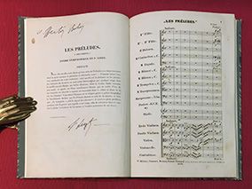 null Exemplaire d'Hector BERLIOZ, dédicacé.



Franz LISZT.

Symphonische Dichtungen...