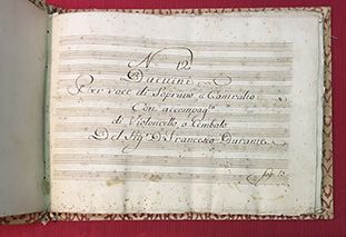 null Francesco DURANTE (1684-1755). Un des plus fameux compositeurs italiens, natif...