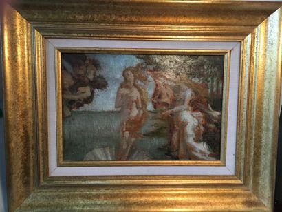 null Ernest LAURENT (1859-1920)
La naissance de Vénus (d(après Botticelli)
Huile...