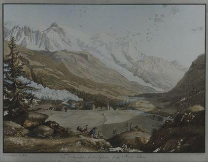 null Jean-Antoine LINCK (1770-1812). 
I - " Vue de Genève depuis Cologny", 
II -...