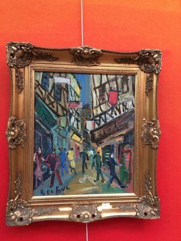 null Roland DUBUC (1924 - 1998)
La rue du Gros Horloge
Huile sur toile signée en...