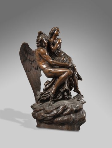null Joseph Michel Ange Pollet (1814-1870) "Eloa sœur des anges" 
Bronze à patine...