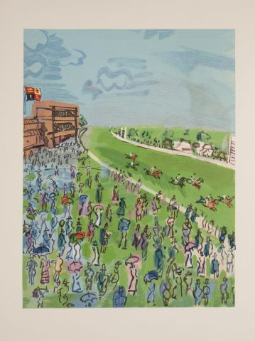 null [DUFY] Jean de LA VARENDE. Les Centaures et les Jeux. 
Paris, de Tartas, 1957,...