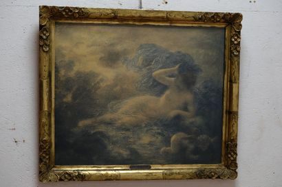  «La nuit» pièce encadrée de Henri Fantin-Latour (45x55) Gazette Drouot