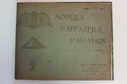 Victor TATIN. Éléments d'Aviation, H. Dunod & E. Pinat, Paris, 1908, in-8, 65pp,...