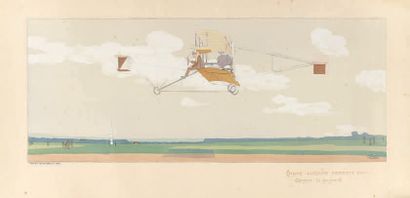 null COUPE GORDON-BENNETT 1909.
Prix de la vitesse Vainqueur Glen Curtiss sur biplan...