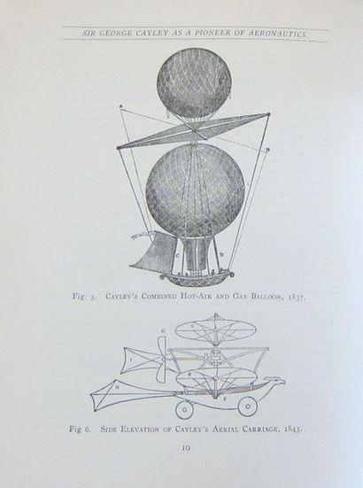 George CAYLEY (1773-1857). Dès 1796, il répéta avec un petit hélicoptère à arc les...
