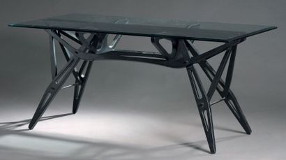 Carlo MOLLINO (1905-1973) Table de salle à manger, modèle «Reale» (créé en 1946)...