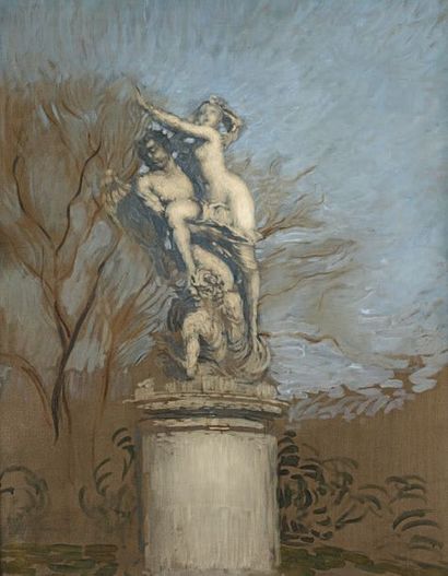 Antonio DE LA GANDARA (1861-1917) 
Borée en enlever Orythie, 1907
Oil on canvas,...