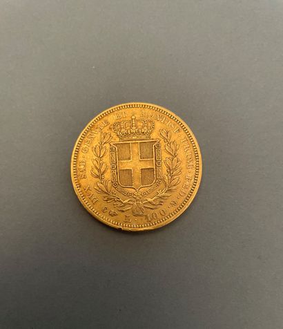 null ITALY - Kingdom of Sardinia

100 lira gold coin, Charles Albert, 1834. Turin

32,15...