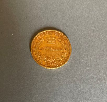 AUSTRALIA

Gold coin of a British sovereign,...