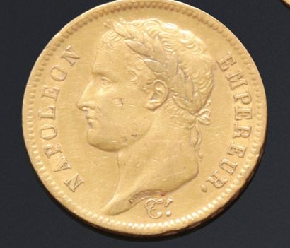 NAPOLEON I 1804-1814

Gold coin of 40 Francs,...