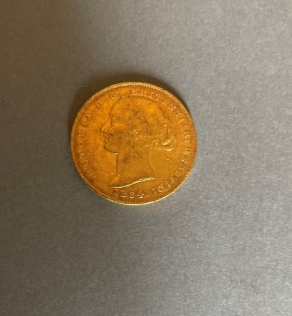 null AUSTRALIE

Monnaie d'un souverain britannique en or, Victoria, 1864. 

Poids...