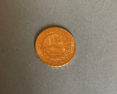 null TROISIEME REPUBLIQUE

Monnaie de 20 Francs en or, Génie. 1898. A. Paris.

6,44...