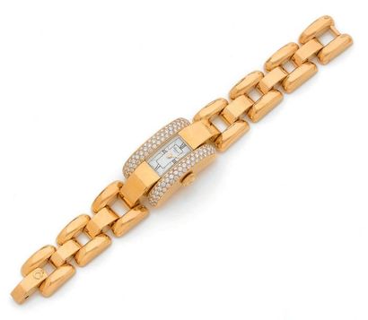 CHOPARD La Strada - Montre bracelet de dame, le boîtier rectangulaire et le tour...