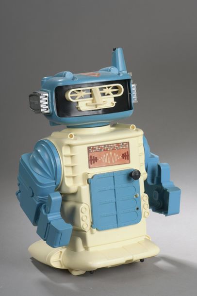 null USA REMCO Robot Mister Brain - plastique avec boite - 1969

Hauteur 34cm