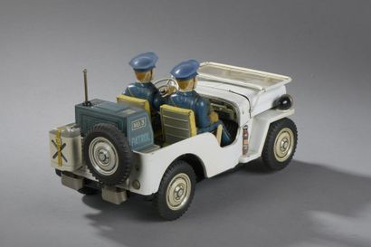 null JAPAN - TN - JEEP Police Blanche - Elec. 

Dim. 35 cm