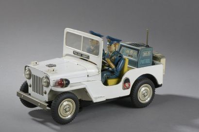 null JAPAN - TN - JEEP Police Blanche - Elec. 

Dim. 35 cm