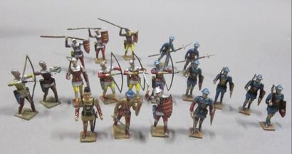 null CBG - Moyen age
Lot de Figurines de collection au 1/35e, en alliage de plomb...