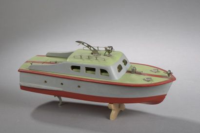 null JAPAN Model Boat Vert pale 1950 avec sa boite 

Long. 32 cm