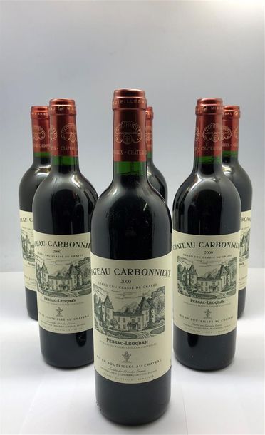 null 6 bouteilles de Château Carbonnieux Pessac-Léognan 2000 Grand Cru Classé de...