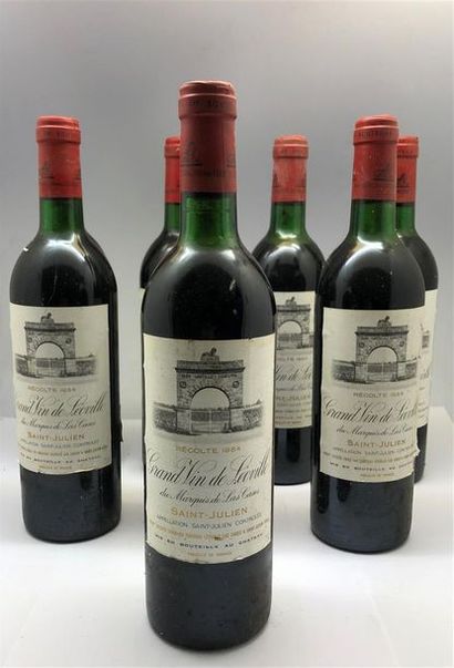 null 8 bouteilles de Château Léoville Las Cases 1984

Etiquettes et capsules légèrement...