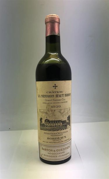 1 bouteille de Château la Mission Haut-Brion...