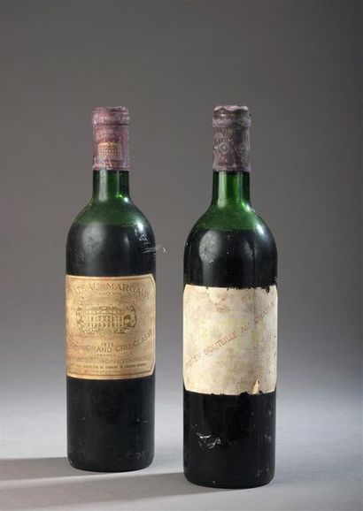 null 2 bouteilles de Château Margaux, Premier Grand Cru Classé, Margaux, dont 1 du...