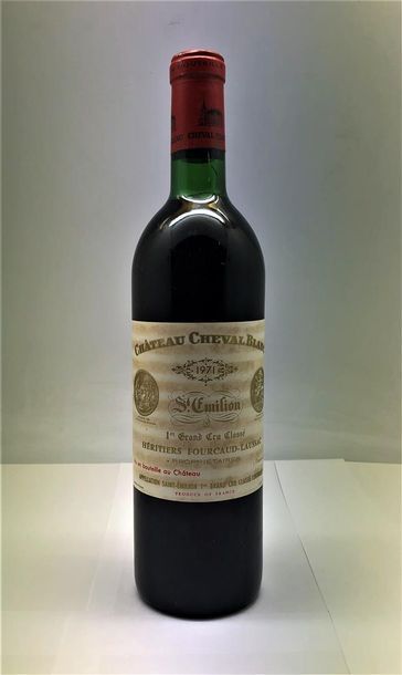 1 bouteille de Château Cheval-Banc Saint-Emilion...