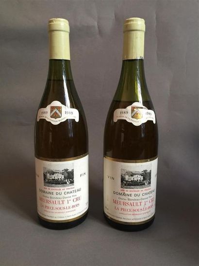 null 2 bouteilles de Meursault 1er cru La Pièce sous le Bois 89, Domaine Blondeau...