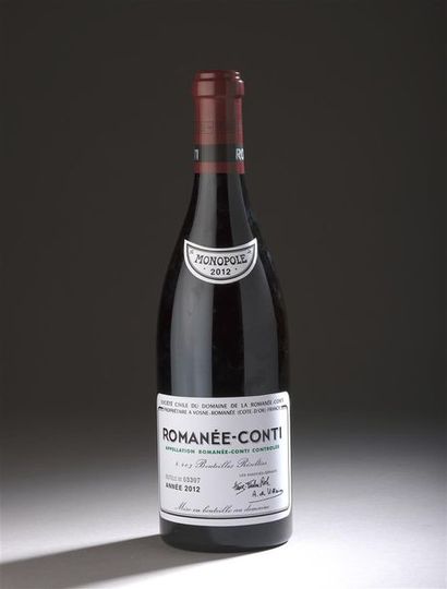 null 1 bouteille de Romanée-Conti 2012