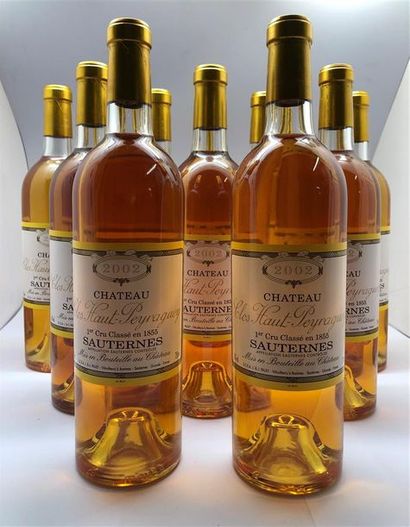 12 bouteilles de Château Clos Haut Peyraguey...
