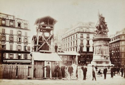 null Durandelle - Chevojon et divers 

Paris, c. 1870-1900. 

Construction du métropolitain....